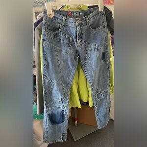 Pepe Vintage Deconstructed Denim Jeans - Ecxellent condition! Size 30